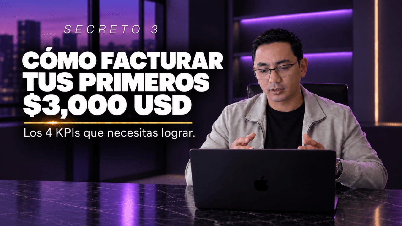 Secreto 3: Tus primeros $3,000 USD con un Speed Webinar